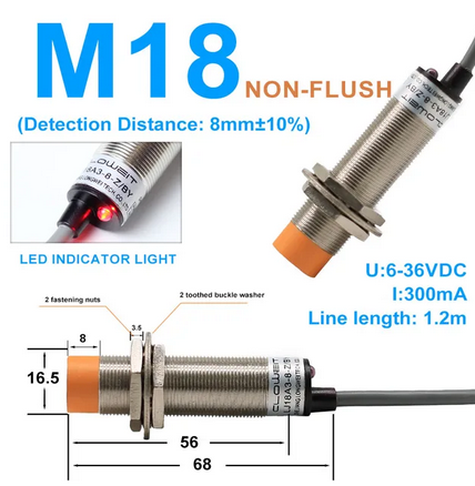 LJ18A3 M18电感式接近传感器